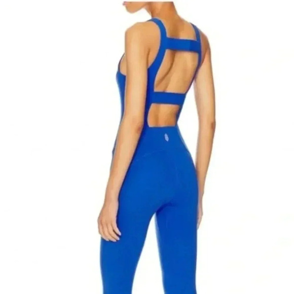 Free People Movement Never Better One-Piece Jumpsuit S in Electric Cobalt NWOT - Picture 3 of 11